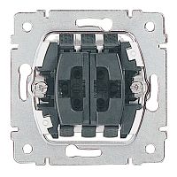 Выключатель кнопочный для рольставней с блокировкой - Galea Life - двухклавишный - 10 А - 250 В~ | код 775814 |  Legrand